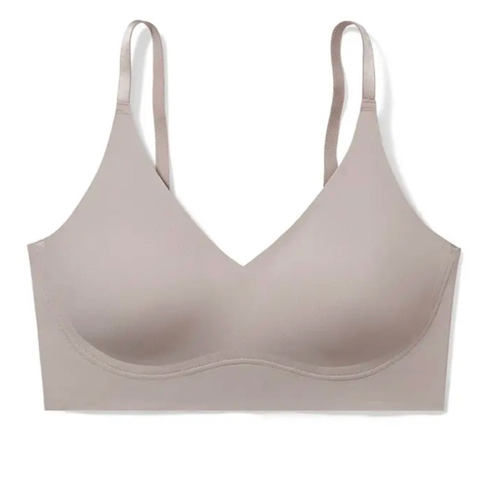 NWT - True & Co. True Body Lift Triangle Adjustable Strap Bra - Gray